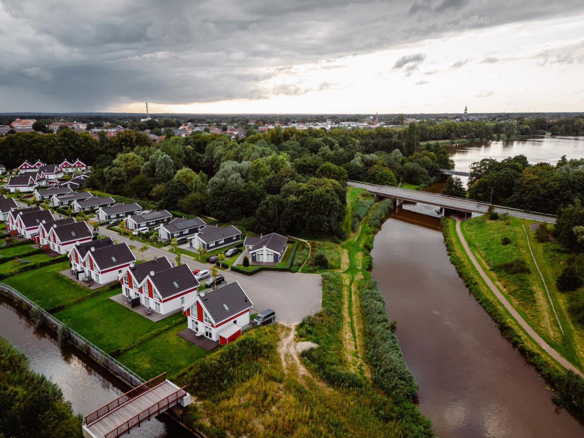Ferienhaus Nordhorn - Auf Wolke 7 Und Seeparadies Exterior foto